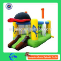 Happy inflatable fun city 0.55mm PVC inflatable park inflatable bouncer slide for sale